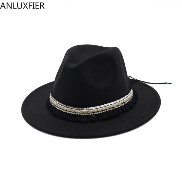 stingy brim hats h7553 women wool fedoras hat ladies ribbon tassel woolen felt flat eave jazz cap female fashion all-match elegant vintage c, Blue;gray
stingy brim hats h7553 women wool fedoras hat ladies ribbon tassel woolen felt flat eave jazz cap female fashion all-match elegant vintage c, Blue;gray