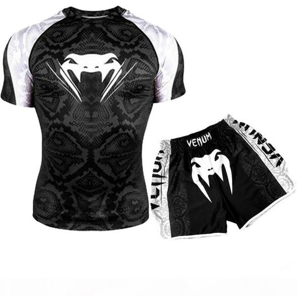 men mma ufc m1 sports t-shirt--muay thai sport suit boxing jujitsu absolute rashguard short nightcrawler mma fighting men's tracksuits, Gray
men mma ufc m1 sports t-shirt--muay thai sport suit boxing jujitsu absolute rashguard short nightcrawler mma fighting men's tracksuits, Gray