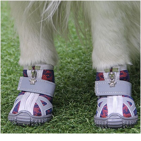 4pcs/lot casual anti-slip small dog shoes cute pet shoes reflective breathable soft bottom mesh d sqcdrb
4pcs/lot casual anti-slip small dog shoes cute pet shoes reflective breathable soft bottom mesh d sqcdrb