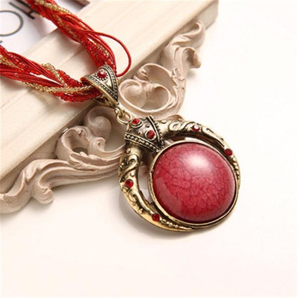 pendant necklaces bohemian multicolor round pendants enamel ethnic necklace for women, Silver
pendant necklaces bohemian multicolor round pendants enamel ethnic necklace for women, Silver