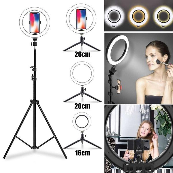 flash heads led ring light pography dimmable selfie beauty fill lamp with tripod stand for smartphone youtube video studio kit
flash heads led ring light pography dimmable selfie beauty fill lamp with tripod stand for smartphone youtube video studio kit