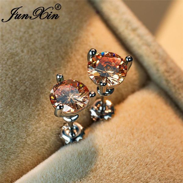 6mm champagne crystal small round earrings white gold rose gold color zircon wedding stud earrings for women ear studs jewelry, Golden;silver
6mm champagne crystal small round earrings white gold rose gold color zircon wedding stud earrings for women ear studs jewelry, Golden;silver