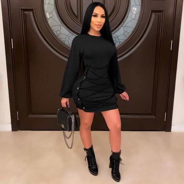 casual dresses hhdmv 2021 women fashion street girl style short long sleeve round neck pure color mini, Black;gray
casual dresses hhdmv 2021 women fashion street girl style short long sleeve round neck pure color mini, Black;gray