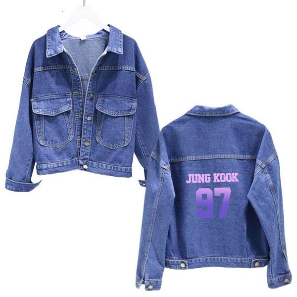 love yourself blue denim jacket women's jungkook97 jacket harajuku kpop bangtan aesthetic jimin jin rm jungkook jhope suga v, Black;brown
love yourself blue denim jacket women's jungkook97 jacket harajuku kpop bangtan aesthetic jimin jin rm jungkook jhope suga v, Black;brown