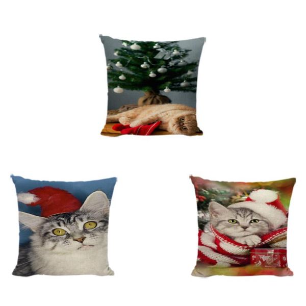 cushion/decorative pillow cute cat christmas pillowcase tree hat living room sofa bedroom office decoration cushion cover
cushion/decorative pillow cute cat christmas pillowcase tree hat living room sofa bedroom office decoration cushion cover