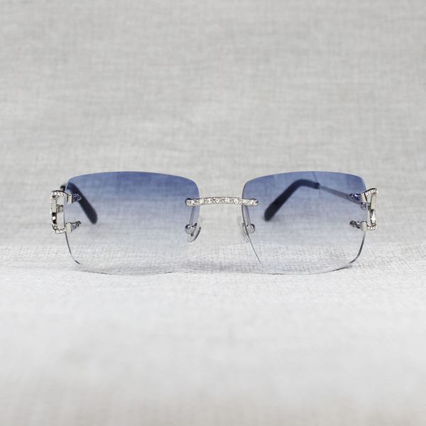 luxo strass c fio sem aro culos sol oculos armao metal de pedra pkem, White;black
luxo strass c fio sem aro culos sol oculos armao metal de pedra pkem, White;black