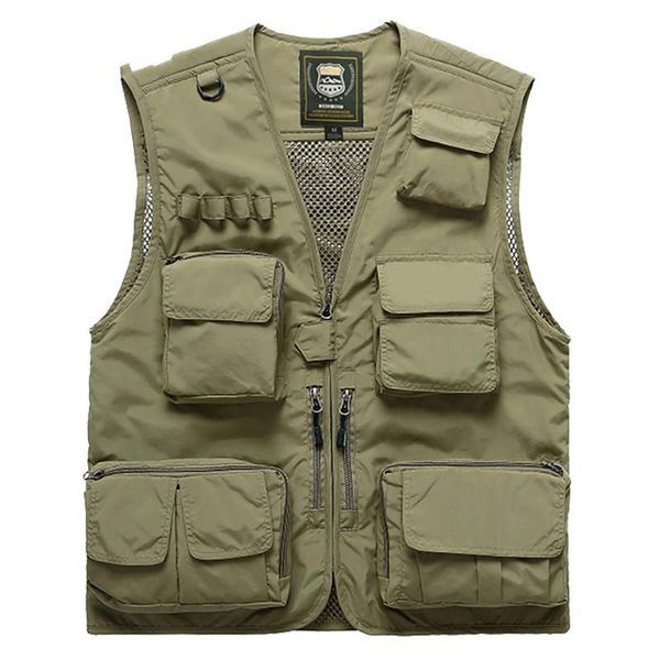 large size men's summer outdoor fishing mesh vest jacket man jungle tactical multi pockets travel pgraphy waistcoats, Black;white
large size men's summer outdoor fishing mesh vest jacket man jungle tactical multi pockets travel pgraphy waistcoats, Black;white