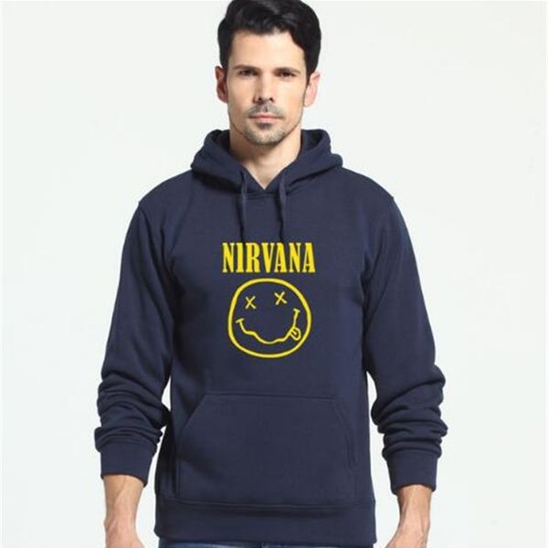 2019 hip hop rock nirvana band print 100 % cotton comfort soft warm fashion casual men wear hoodie ypf370, Black 
2019 hip hop rock nirvana band print 100 % cotton comfort soft warm fashion casual men wear hoodie ypf370, Black