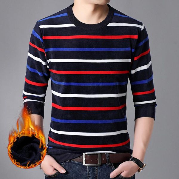 winter new men warm pullovers 10 colors casual striped thick long sleeve tshirts o-neck slim top, White;black
winter new men warm pullovers 10 colors casual striped thick long sleeve tshirts o-neck slim top, White;black