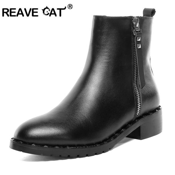 reave cat натуральные кожаные лодыжки сапоги с низким блоком каблуки на молнии коровьи кожаные заклепки мотоцикла пинетки черная вечеринка б, Black
reave cat натуральные кожаные лодыжки сапоги с низким блоком каблуки на молнии коровьи кожаные заклепки мотоцикла пинетки черная вечеринка б, Black