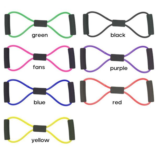 resistance bands 8 word pull rope chest expander yoga exercise muscle training tubing tension equipment qm
resistance bands 8 word pull rope chest expander yoga exercise muscle training tubing tension equipment qm