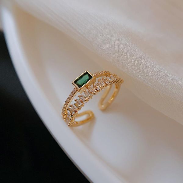 2020 new fashion fresh double opening rings contracted geometric shiny crystal party senior women adjustable rings jewelry, Golden;silver
2020 new fashion fresh double opening rings contracted geometric shiny crystal party senior women adjustable rings jewelry, Golden;silver