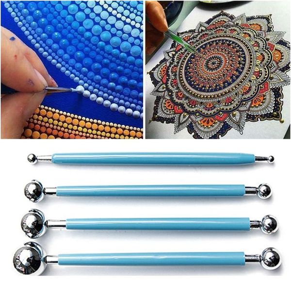 32pcs/set mandala dotting tools kit for painting rock stone acrylic stick stencil template d qylkst, Silver
32pcs/set mandala dotting tools kit for painting rock stone acrylic stick stencil template d qylkst, Silver