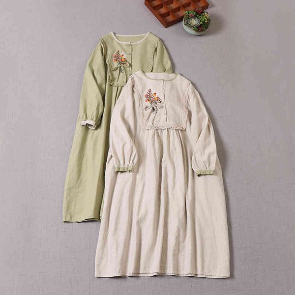 casual dresses mori series sweet japanese style embroidery flower bow decoration long sleeve autumn dress women loose waist d91s, Black;gray
casual dresses mori series sweet japanese style embroidery flower bow decoration long sleeve autumn dress women loose waist d91s, Black;gray