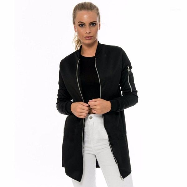 2017 fashion womens long casual jackets for autumn army green patch zipper stand collar long sleeve basic jacket coat1, Black;brown
2017 fashion womens long casual jackets for autumn army green patch zipper stand collar long sleeve basic jacket coat1, Black;brown