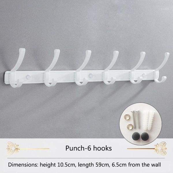 coat rack with metal hooks, household wall mounted aluminium alloy coat hanger with 3/4/5/6 hooks1
coat rack with metal hooks, household wall mounted aluminium alloy coat hanger with 3/4/5/6 hooks1
