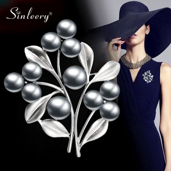 sinleery vintage bunch of flower simulated gray pearl brooches pin women party banquet jewelry accessories xz096 ssc
sinleery vintage bunch of flower simulated gray pearl brooches pin women party banquet jewelry accessories xz096 ssc