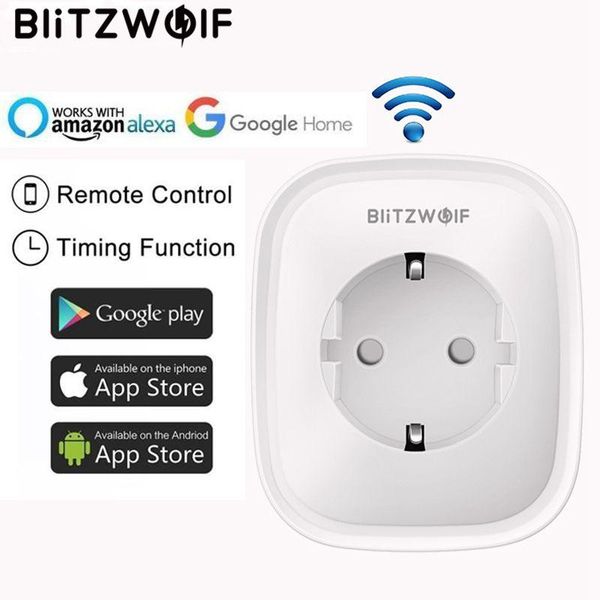 blitzwolf bw-shp2 wifi smart socket eu plug 220v 16a remote control smart timing switch work for amazon alexa/google assistant
blitzwolf bw-shp2 wifi smart socket eu plug 220v 16a remote control smart timing switch work for amazon alexa/google assistant