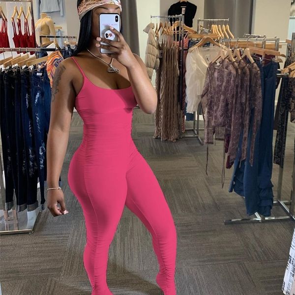 tmustobe women's casual fashion skinny stacking jumpsuit spaghetti strap tight overalls mujer summer elegant slim romper lj200814, Black;white
tmustobe women's casual fashion skinny stacking jumpsuit spaghetti strap tight overalls mujer summer elegant slim romper lj200814, Black;white