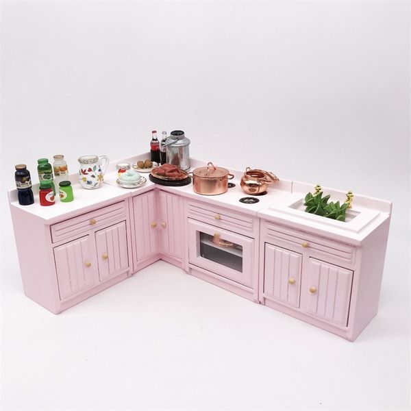 1: 12 mini doll house family kitchen cabinet miniature food play model cooking table sink counter set combination handmade design crsm
1: 12 mini doll house family kitchen cabinet miniature food play model cooking table sink counter set combination handmade design crsm