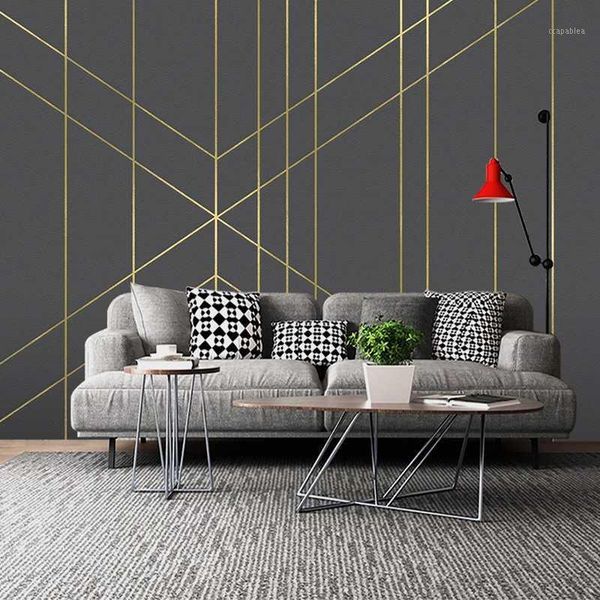 custom mural wall painting 3d geometric gold lines modern simple living room sofa tv background wall decorative p wallpaper1
custom mural wall painting 3d geometric gold lines modern simple living room sofa tv background wall decorative p wallpaper1