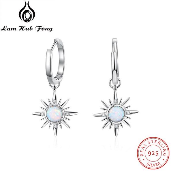 hoop & huggie sun earrings 925 sterling silver opal with charm clear cz wedding for women fine jewelry (lam hub fong), Golden;silver
hoop & huggie sun earrings 925 sterling silver opal with charm clear cz wedding for women fine jewelry (lam hub fong), Golden;silver