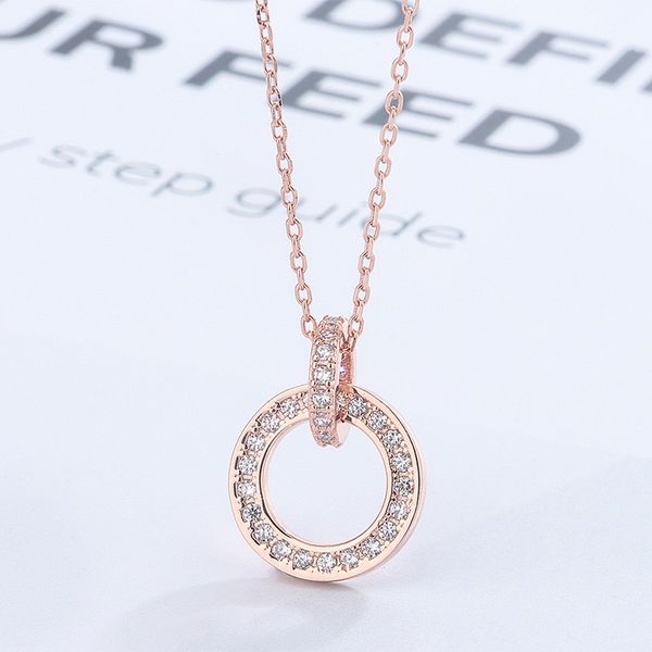 2020new round diamond pendant necklace clavicle female fashion temperament wild sterling silver necklace is not allergic and does not fade w
2020new round diamond pendant necklace clavicle female fashion temperament wild sterling silver necklace is not allergic and does not fade w