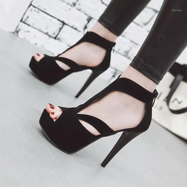 pxelena peep toe sandals women stiletto super high heel gladiator sandals party nightclub dress date faux suede shoes summer new1, Black
pxelena peep toe sandals women stiletto super high heel gladiator sandals party nightclub dress date faux suede shoes summer new1, Black