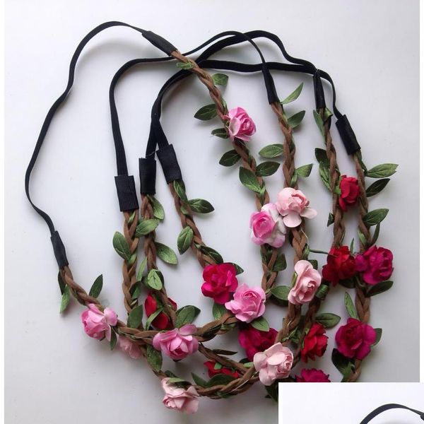 wholesale - bride bohemian flower headband festival wedding floral garland hair band headwear hair sqcmog dh_seller2010, Silver
wholesale - bride bohemian flower headband festival wedding floral garland hair band headwear hair sqcmog dh_seller2010, Silver