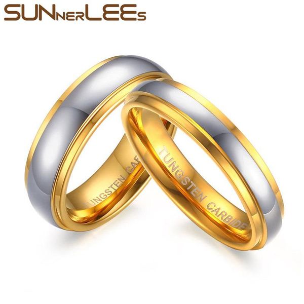 sunnerlees fashion jewelry stainless steel couple rings 100% tungsten carbide men women lover tcr-034, Slivery;golden
sunnerlees fashion jewelry stainless steel couple rings 100% tungsten carbide men women lover tcr-034, Slivery;golden