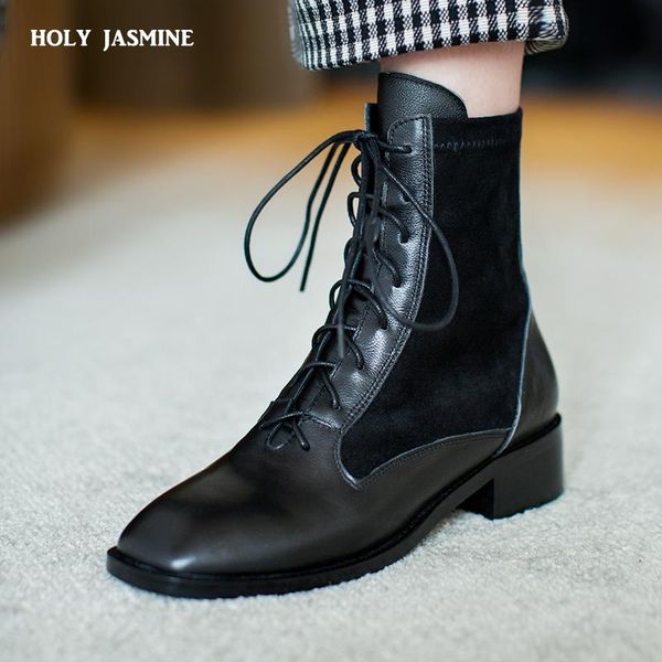 women platform boots front zipper ankle for 2020 fashion chunky heels winter shoes woman, Black
women platform boots front zipper ankle for 2020 fashion chunky heels winter shoes woman, Black