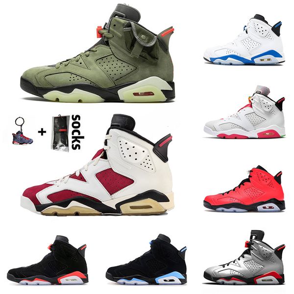 2021 jumpman 6 6s carmine high basketball shoes mens womens unc gs black infrared smoke grey slam dunk trainers sneakers 36-47, White;red
2021 jumpman 6 6s carmine high basketball shoes mens womens unc gs black infrared smoke grey slam dunk trainers sneakers 36-47, White;red