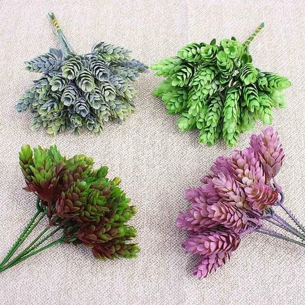 30 heads pine cone simulation pineapple grass artificial plants diy home decor for wedding decoration fake plastic flowers
30 heads pine cone simulation pineapple grass artificial plants diy home decor for wedding decoration fake plastic flowers