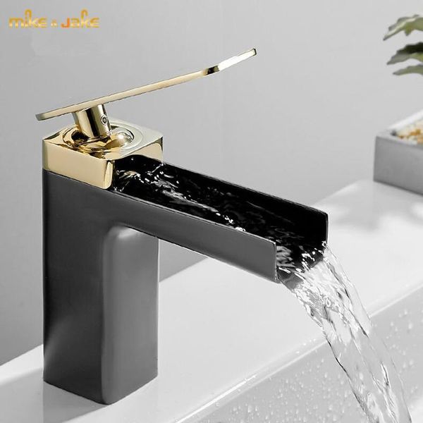 bathroom sink faucets waterfall gold black basin tap mixer faucet brass single handle water cold
bathroom sink faucets waterfall gold black basin tap mixer faucet brass single handle water cold