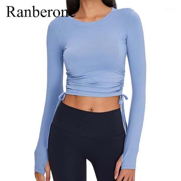 yoga outfits ranberone long-sleeved fitness female t-shirt side adjustable bandage women's crop gym clothes quick dry sportswear1, White;red
yoga outfits ranberone long-sleeved fitness female t-shirt side adjustable bandage women's crop gym clothes quick dry sportswear1, White;red