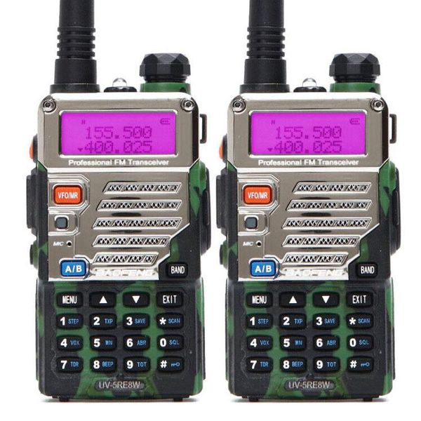 walkie talkie 2pcs baofeng uv-5re 8w 10km dual band uv5r two way radio vox handheld long range portable ham cb
walkie talkie 2pcs baofeng uv-5re 8w 10km dual band uv5r two way radio vox handheld long range portable ham cb