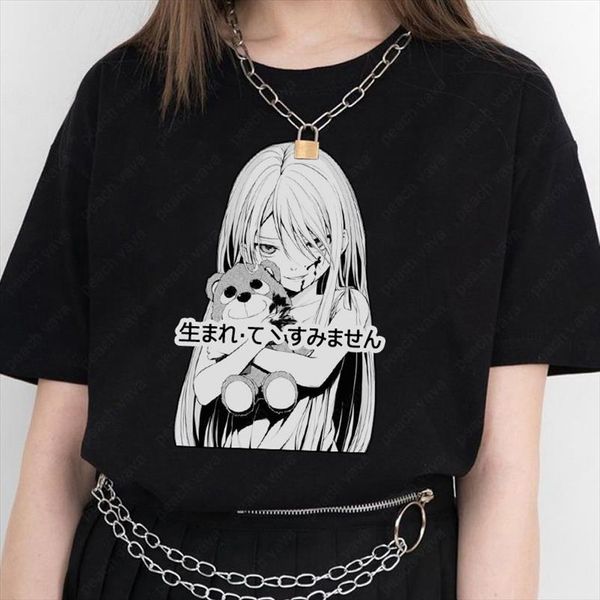 панк готические футболки свободная уличная одежда harajuku письмо печать новая летняя мода женская повседневная эстетическая японская мультф, White
панк готические футболки свободная уличная одежда harajuku письмо печать новая летняя мода женская повседневная эстетическая японская мультф, White