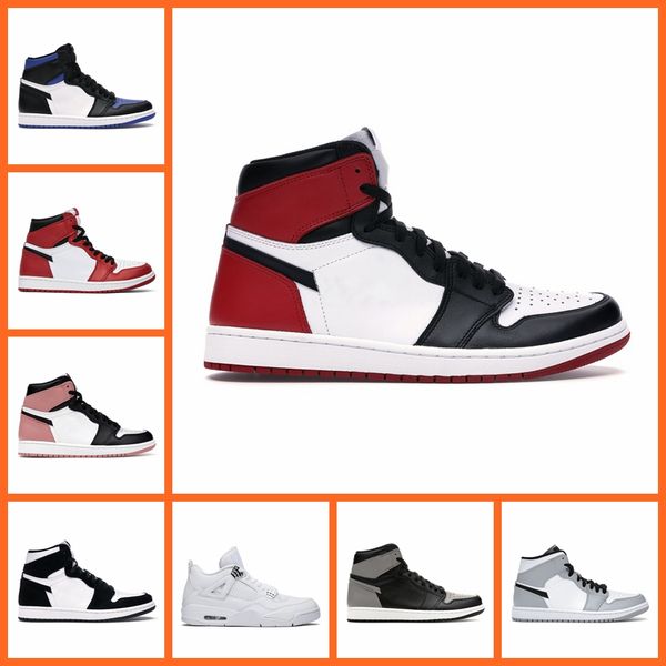 basketball shoes mens women jumpman 1s high og 1 obsidian black white mid light smoke grey 4s black cat 4 men sports sneakers
basketball shoes mens women jumpman 1s high og 1 obsidian black white mid light smoke grey 4s black cat 4 men sports sneakers