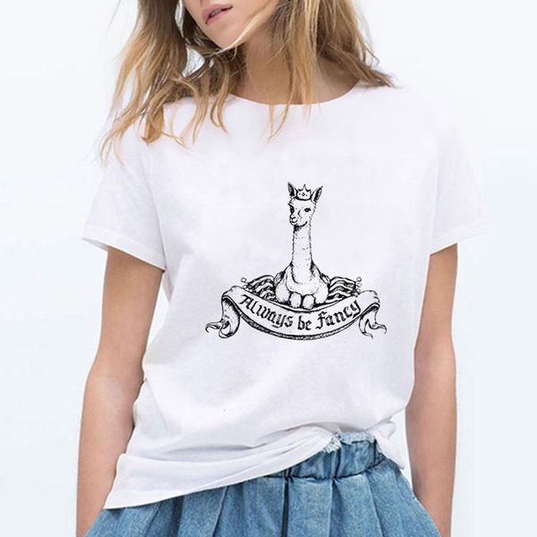 women funny alpaca clothes t shirt oversize t-shirt tee shirts harajuku spring summer 90s streetwear round collar tshirt, White
women funny alpaca clothes t shirt oversize t-shirt tee shirts harajuku spring summer 90s streetwear round collar tshirt, White
