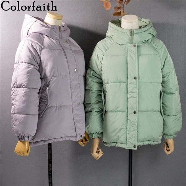 colorfaith new autumn winter women jackets quilted puffer parkas high-quality hooded warm solid oversize short coat co907 201210, Black
colorfaith new autumn winter women jackets quilted puffer parkas high-quality hooded warm solid oversize short coat co907 201210, Black