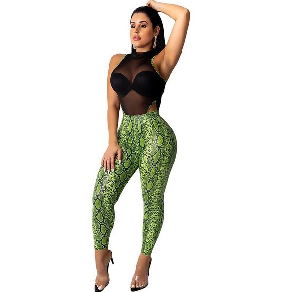 women's tracksuits night club party 2 piece set women mesh sheer bodysuit and ankle-length pant snakeskin print two matching outfits, Gray
women's tracksuits night club party 2 piece set women mesh sheer bodysuit and ankle-length pant snakeskin print two matching outfits, Gray