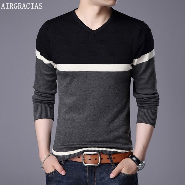 airgracias new brand sweater men pullovers patchwork color slim fit knitred woolen autumn slim style casual men clothes 201022, White;black
airgracias new brand sweater men pullovers patchwork color slim fit knitred woolen autumn slim style casual men clothes 201022, White;black