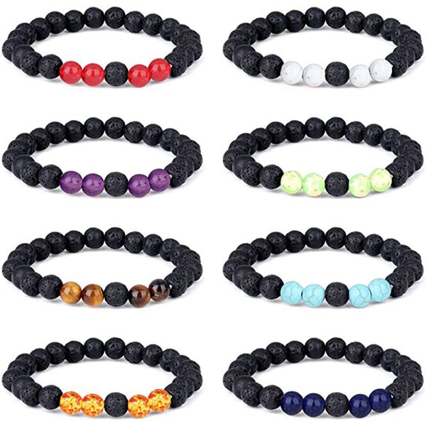 8mm natural lava rock stone bracelet colorful chakra beads bracelets for women men volcanic yoga elastic energy bangle jewelry kimter-l951fa
8mm natural lava rock stone bracelet colorful chakra beads bracelets for women men volcanic yoga elastic energy bangle jewelry kimter-l951fa