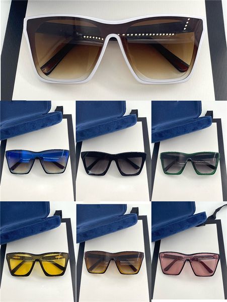 5389 eyewear sunglasses fashion circular frame twin beam uv400 lens classic casual style glasses, White;black
5389 eyewear sunglasses fashion circular frame twin beam uv400 lens classic casual style glasses, White;black