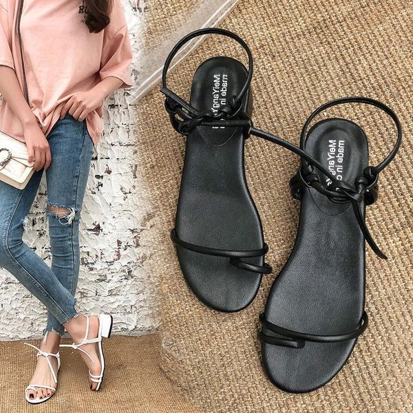 2020 summer new brand women sandals low heel lace up slides narrow band dress shoes gladiator casual sandal1, Black
2020 summer new brand women sandals low heel lace up slides narrow band dress shoes gladiator casual sandal1, Black