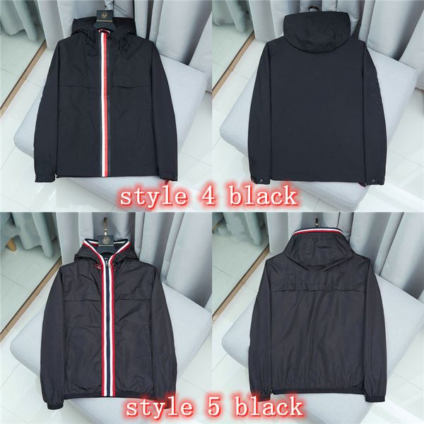 french brand designer spring autumn new men's red and white zipper hood fashion casual men jacket cuffs white lettering hand embroidere, Black;brown
french brand designer spring autumn new men's red and white zipper hood fashion casual men jacket cuffs white lettering hand embroidere, Black;brown