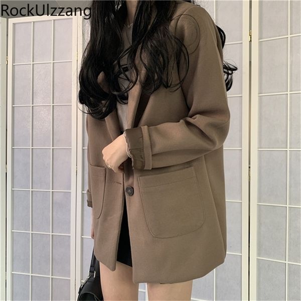 lapel v-neck office style pocket button solid black khaki wool coat women korean fashion fall outwear chaqueta autumn retro 201218
lapel v-neck office style pocket button solid black khaki wool coat women korean fashion fall outwear chaqueta autumn retro 201218