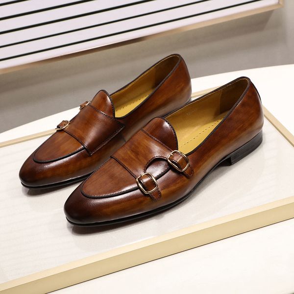 felix chu summer male leather moccasins hand-painted waistband monk dress wedding party men's shoes, Black
felix chu summer male leather moccasins hand-painted waistband monk dress wedding party men's shoes, Black