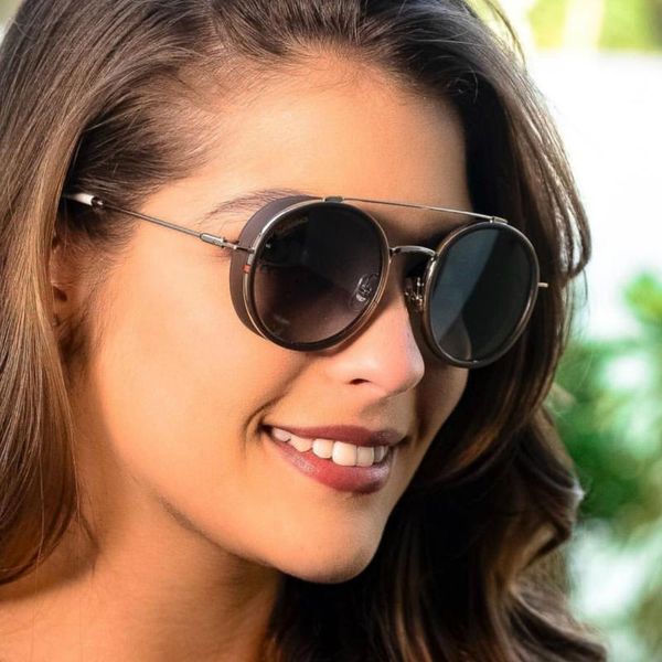 sunglasses vintage women 2021 round goggles retro eye sun glasses shades for steampunk, White;black
sunglasses vintage women 2021 round goggles retro eye sun glasses shades for steampunk, White;black