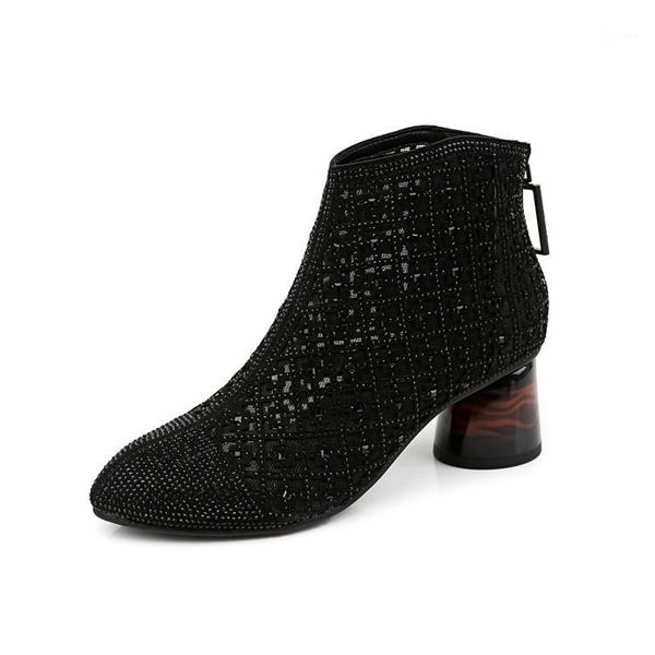 gktinoo fashion rhinestones gauze sandals summer new mesh boots genuine leather women's shoes high heels hollow boots large size1, Black
gktinoo fashion rhinestones gauze sandals summer new mesh boots genuine leather women's shoes high heels hollow boots large size1, Black
